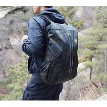 여행 등산 가벼운 접이식 폴딩백팩 자전거 캠핑 피크닉 가방, 카모블루
