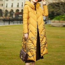 연예인롱패딩 중년 루즈핏 한복과 어울리는 다운 자켓