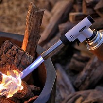 브리즈문 부탄 가스 토치 캠핑 가정용 요리용 휴대용 토치 캠핑용 조리용, 액화방지 가스버너 토치