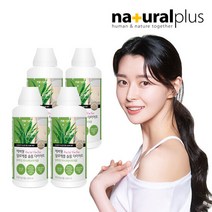 권나라 에버핏 알로에겔 다이어트 HCA 청포도맛 1000ml 4병, 단품, 단품