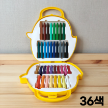 타임키즈 돌아기 크레용 아기무독성색연필 크레파스 손에안묻는크레파스 18색 24색 36색 48색
