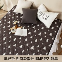 주)대호플러스 전자파없는 더안 EMF 전기매트 전기장판 침대용 캠핑용 1인용 2인용 3인용 온열매트 미니 싱글 더블 퀸, 135x180