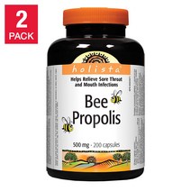 Holista Canada 홀리스타 비프로폴리스 500mg 200정(면역력을 높이세요~ 캐나다산), 276g, 2병