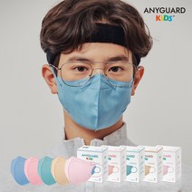 애니가드 키즈 마스크 새부리형 소형 L 30매 (8~13세), 코튼핑크