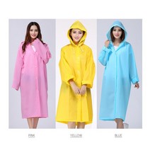 싸파 EVA 레인코트 어른용, 핑크