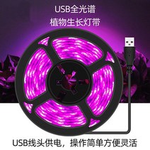 식물공장 조명 홈가드닝 썬라이크 수유등 취침등 선물 Chenghong Full Spectrum Duculent Color -Colored Anti -Apprentice Lighting Light Sunlight Room 번식 꽃 USB 식물 성장 조명, 방수 방수 기능이있는 USB 전체 스펙트럼 5 미터 램