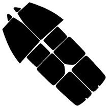 현대 스타리아 측면 썬팅필름, 스타리아 미닫이 (21-현재), RTF-7S 25 (연함)