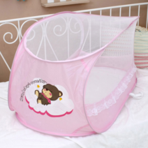 아기 모 원터치 침대 기장 텐트 휴대용, 유아 캐릭터모기장