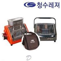 청수레져 청수레져 낚시용품 다모아9 보일러 + 피엔코난로+ 갈색가방, 레드