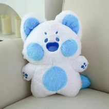 피규어 뽀글이 인형 빅 쿠션 큐티, 푸른 색, 50CM