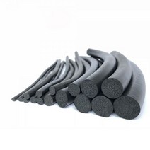 라운드 스폰지 코드 블랙 폼 EPDM 고무 가스켓 트림 씰 직경 567890246820mm, 02 6mm_02 2 Meter
