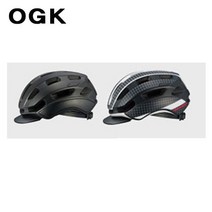 OGK 이월한정 도시 스타일 가죽 헬멧 오로 BC-ORO, 맷 치도리블랙 LXL