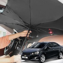 아베오 세단 차량용햇빛가리개 우산형 앞유리커버 차박 차량햇빛가리개 햇빛가리개 자동차커버 차, 상세페이지 참조, 벤타샵소형