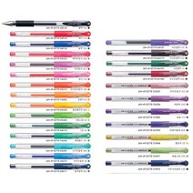 유니볼 시그노 캡볼펜 0.38mm, 라이트핑크-5개