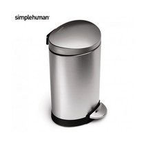 [포커시스] [심플휴먼] 디럭스 타원 휴지통 6L SPH-SW1834, 상세 설명 참조