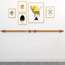 안전 난간대 원목 유럽식 실내 계단 나무 핸드 레일 인테리어 목재 손잡이, 600CM