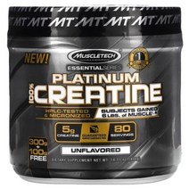 머슬테크 플래티넘 크레아틴 파우더 운동보조제 400g, 1개, 기본