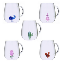 [딜리셔스키친] 루체른 유리컵 5종/택1, Clear green Cactus (선인장)