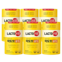 락토핏 골드 50포 6통 300포 보장균수 2배 유산균, 락토핏 골드 보장균수 2배 50포 6통(300포)