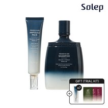 [솔랩] 프리미어 하이그로 탈모샴푸 1개 + 두피 앰플 팩 1개, 단품