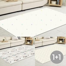 1+1 다용도 리빙매트 130x200 놀이방매트 / 발코니, 1+1 리빙매트-비글 130