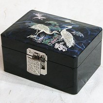 박씨상방 한지미니직보석함 명함함 송학파랑11형