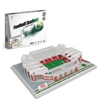 3D 입체 퍼즐 건축물 모형 페이퍼토이 축구경기장, 맨유-올드 트래포트