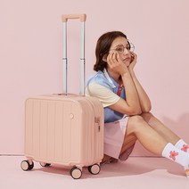 ABS캐리어 케리어 여성 숏 경량 기내용캐리어 18 인치 가방 소형 캐스타 회전 바퀴 여행 자 모함 2697104486