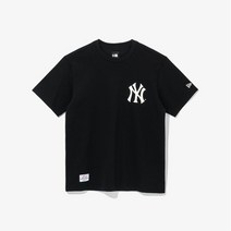 뉴에라 [뉴에라] MLB 빅 페이즐리 뉴욕 양키스 티셔츠 블랙 13086597