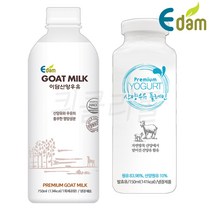 [퀴클리몰] 이담 산양우유 750ml + 이담 산양 플레인 요구르트 150ml x 6팩