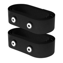 심박계 암밴드 심박수측정기 geonaute polar h7 wahoo garmin magene bryton coospo 심박수 센서 송신기 용 탄성 심박수 벨트 스트랩 밴드, hrm 스트랩 벨트 2pcs