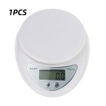 계량 미세 저울 커피 1Pcs 5kg/1g 휴대용 디지털 저울 LED 전자 식품 균형 무게 측정 주방, 한개옵션2, 01 1PCS, 한개옵션1