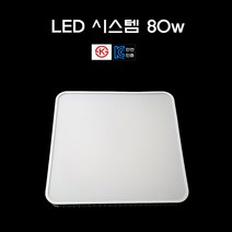 진성전자 LED조명80w 방등 거실등겸용 LG칩사용KS AS 2년보장, 1개, 주광색