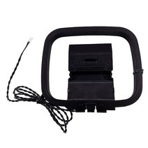 라디오 HIFI 신호 전송 사무실 AM 루프 안테나 PVC TV 오디오 스테레오 수신기 FM 홈 시어터 Rustproof Universal 2 Pin, 단일옵션선택