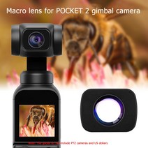 캠코더렌즈 카메라렌즈 DJI 포켓 2 짐벌 카메라 액세서리용 마그네틱 설치 매크로 렌즈, 한개옵션0