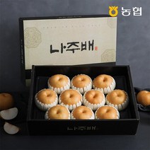 명절 후 배송 농협선별 프리미엄 나주배 선물세트 7.5kg (10과내외) -인증