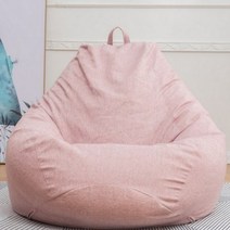 프리미엄 1인용 빈백소파 L L03, 핑크
