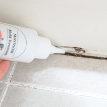 손쉽게 곰팡이제거 욕실 화장실 타일 실리콘 묵은때 검은때 제거제 메이썸 몰드 리무버 120ml