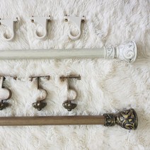 이너스 클래식 커튼봉 25파이 3단 최대 360cm, 아이보리