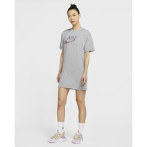 나이키 여성 미르 루즈핏 페로 반팔티셔츠 그레이 아이보리