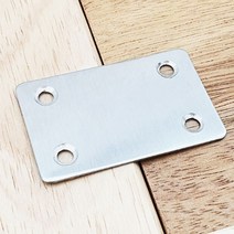 스텐일자(120x19) 평철 고정 연결쇠 보강 철물 브라켓, 단품