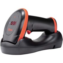 Tera Pro Series 무선 1D 2D QR 바코드 스캐너 크래들 디스플레이 카운팅 스크린 포함 초고속 스캔 속도 초고해상도 핸드헬드 이미지 바코드 리더기 창고 재고 H, 1D Orange