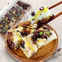 영양떡 영양 찰떡 개별포장 떡 1kg (주문즉시제조) 더떡집 간식 아침 식사대용, 단품
