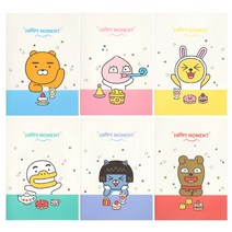 [문구조아] 카카오프렌즈 해피모먼트 신학기 무선제본 노트 네오, 2개