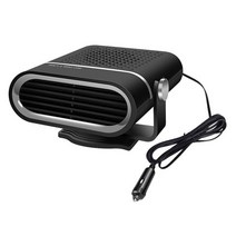 캠핑히터 화장실 가정용 미니 히터 자동차 히터 224V 20W 휴대용 Defroster Demister 2 전기 냉각 난방 팬, 02 Black_01 12v