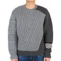 닐바렛 다이애그널 케이블 BMA1125 P634C 1671 남자 울 니트 슬림핏 BMA1125P634 C1671