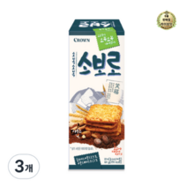크라운 소복소복 소보로, 60g, 3개