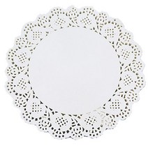 도나앤데코 도나 원형도일리 페이퍼 19cm, 200개입, 크림 화이트