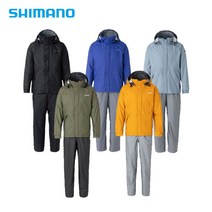 시마노 레인슈트 RA-027Q 낚시복 낚시우의, 퓨어블랙L
