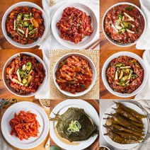 델리우드 수제반찬 골라담기 젓갈/장아찌 13종, 516. 양념깻잎장아찌 100g